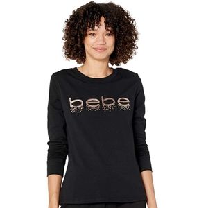 BEBE Sequin Green Shirt